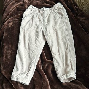 Gap fleeced lined pink leggings- 2 t